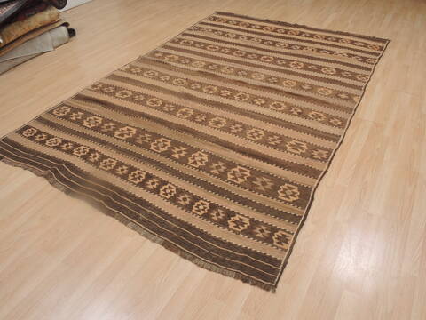 Kilim Brown Flat Woven 65 X 910  Area Rug 100-109263 Image 5