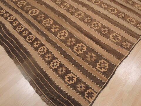 Kilim Brown Flat Woven 65 X 910  Area Rug 100-109263 Image 8