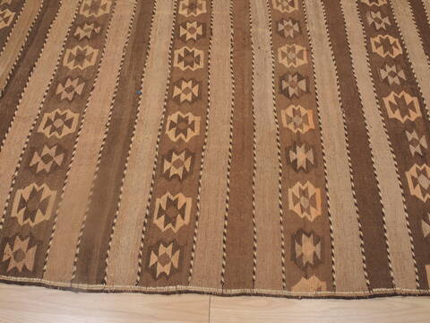 Kilim Brown Flat Woven 65 X 910  Area Rug 100-109263 Image 9