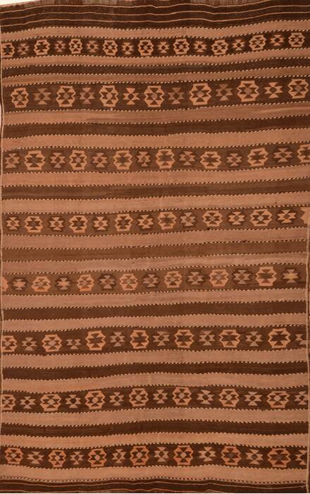 Kilim Brown Flat Woven 65 X 910  Area Rug 100-109263 Image 0