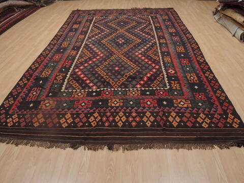 Kilim Red Flat Woven 710 X 132  Area Rug 100-109274 Image 1