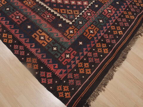 Kilim Red Flat Woven 710 X 132  Area Rug 100-109274 Image 6