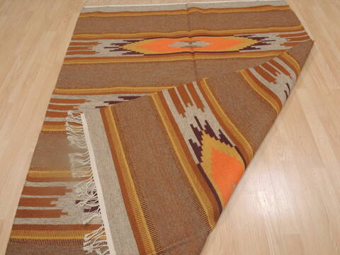 Kilim Yellow Flat Woven 54 X 611  Area Rug 100-109275 Image 10