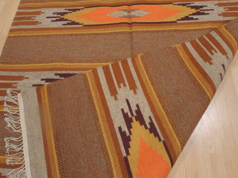 Kilim Yellow Flat Woven 54 X 611  Area Rug 100-109275 Image 11