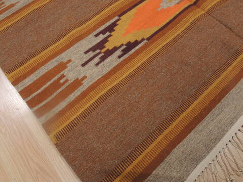 Kilim Yellow Flat Woven 54 X 611  Area Rug 100-109276 Image 9