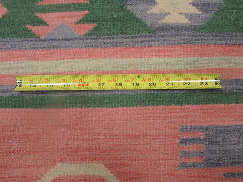 Kilim Green Flat Woven 46 X 60  Area Rug 100-109277 Image 13