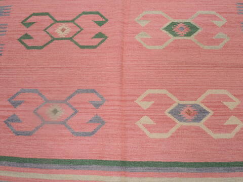 Kilim Green Flat Woven 46 X 60  Area Rug 100-109277 Image 9