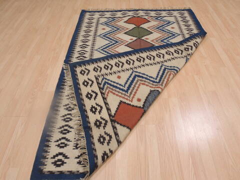 Kilim Beige Flat Woven 410 X 71  Area Rug 100-109278 Image 10