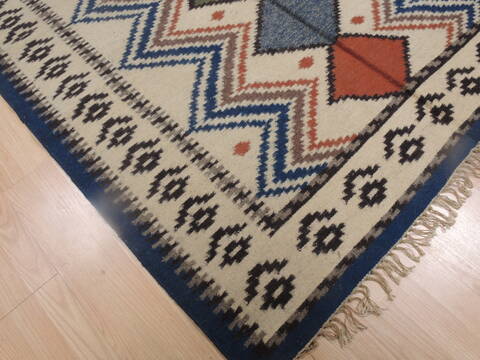Kilim Beige Flat Woven 410 X 71  Area Rug 100-109278 Image 6