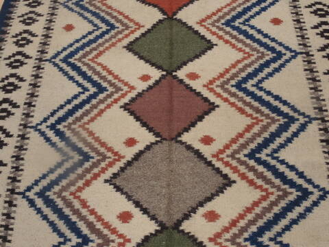 Kilim Beige Flat Woven 410 X 71  Area Rug 100-109278 Image 8
