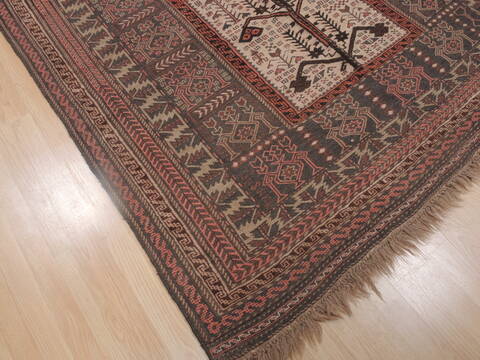 Kilim Brown Hand Knotted 51 X 93  Area Rug 100-109286 Image 10