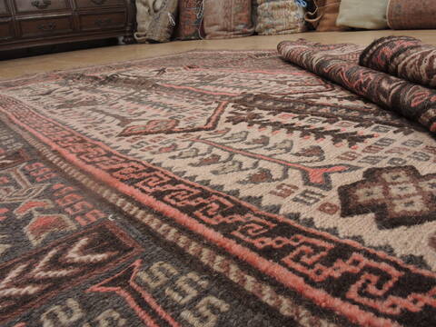 Kilim Brown Hand Knotted 51 X 93  Area Rug 100-109286 Image 13