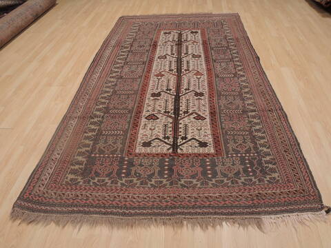 Kilim Brown Hand Knotted 51 X 93  Area Rug 100-109286 Image 14