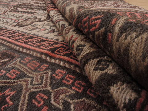 Kilim Brown Hand Knotted 51 X 93  Area Rug 100-109286 Image 17