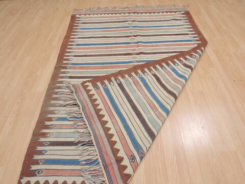 Kilim Multicolor Flat Woven 50 X 79  Area Rug 100-109287 Image 13