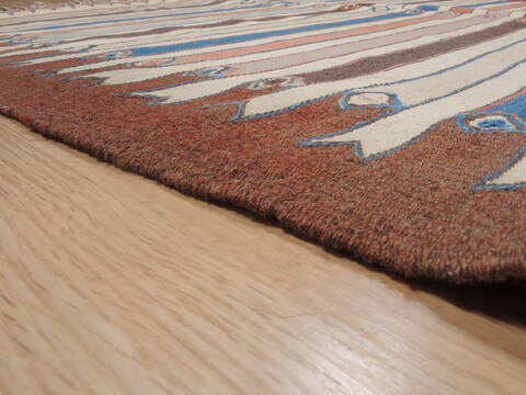 Kilim Multicolor Flat Woven 50 X 79  Area Rug 100-109287 Image 14