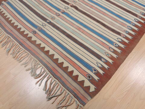 Kilim Multicolor Flat Woven 50 X 79  Area Rug 100-109287 Image 7