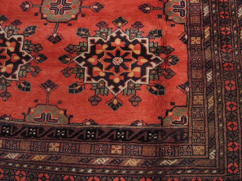 Khan Mohammadi Brown Hand Knotted 80 X 106  Area Rug 100-109291 Image 10