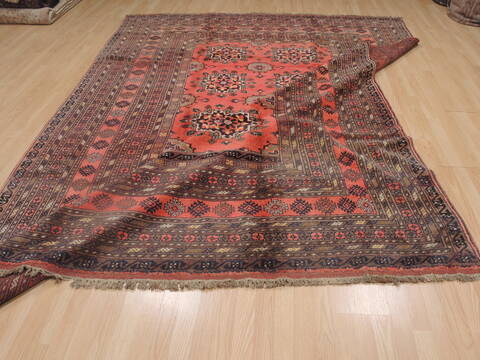 Khan Mohammadi Brown Hand Knotted 80 X 106  Area Rug 100-109291 Image 18