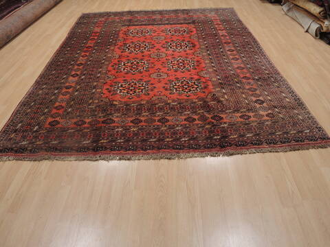 Khan Mohammadi Brown Hand Knotted 80 X 106  Area Rug 100-109291 Image 1