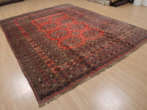 Khan Mohammadi Brown Hand Knotted 80 X 106  Area Rug 100-109291 Image 3