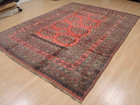 Khan Mohammadi Brown Hand Knotted 80 X 106  Area Rug 100-109291 Image 6