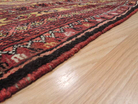 Khan Mohammadi Yellow Hand Knotted 89 X 107  Area Rug 100-109292 Image 13