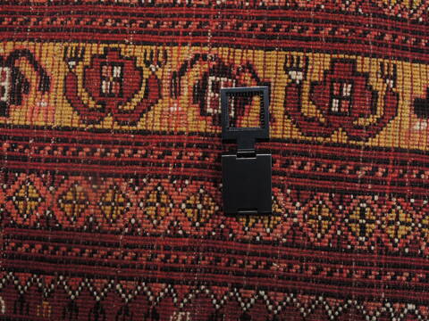 Khan Mohammadi Yellow Hand Knotted 89 X 107  Area Rug 100-109292 Image 17