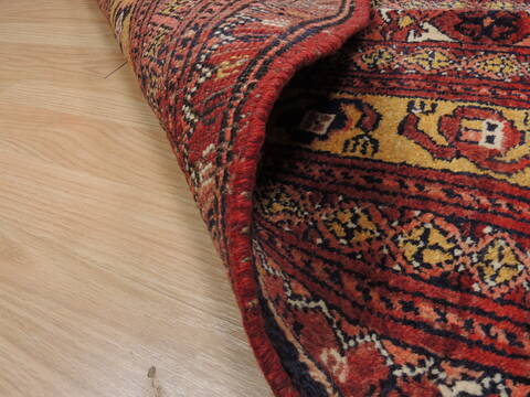 Khan Mohammadi Yellow Hand Knotted 89 X 107  Area Rug 100-109292 Image 18