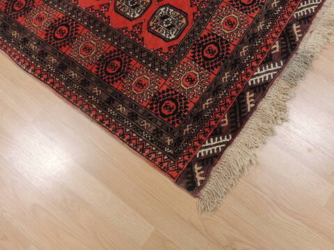 Khan Mohammadi Red Hand Knotted 34 X 62  Area Rug 100-109293 Image 11