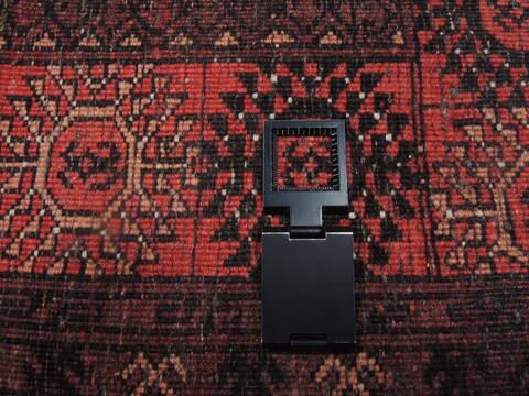 Khan Mohammadi Red Hand Knotted 34 X 62  Area Rug 100-109293 Image 12