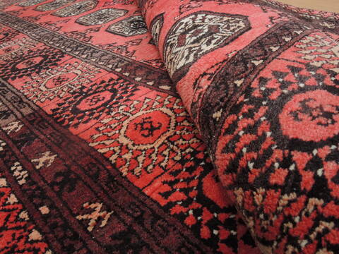Khan Mohammadi Red Hand Knotted 34 X 62  Area Rug 100-109293 Image 14