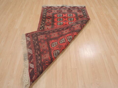 Khan Mohammadi Red Hand Knotted 34 X 62  Area Rug 100-109293 Image 16