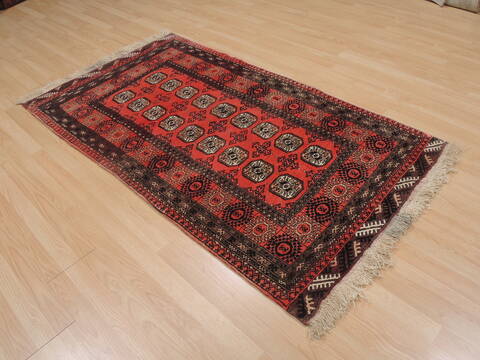 Khan Mohammadi Red Hand Knotted 34 X 62  Area Rug 100-109293 Image 3