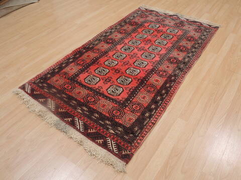 Khan Mohammadi Red Hand Knotted 34 X 62  Area Rug 100-109293 Image 5