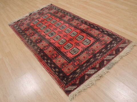 Khan Mohammadi Red Hand Knotted 34 X 62  Area Rug 100-109293 Image 6