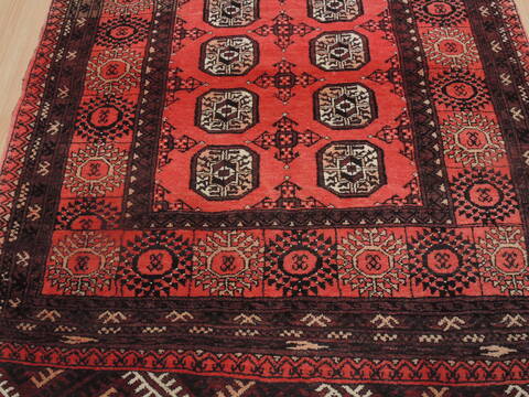 Khan Mohammadi Red Hand Knotted 34 X 62  Area Rug 100-109293 Image 8