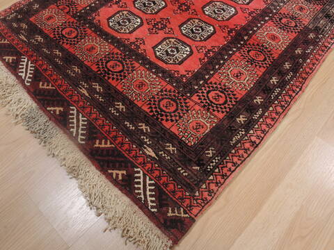 Khan Mohammadi Red Hand Knotted 34 X 62  Area Rug 100-109293 Image 9