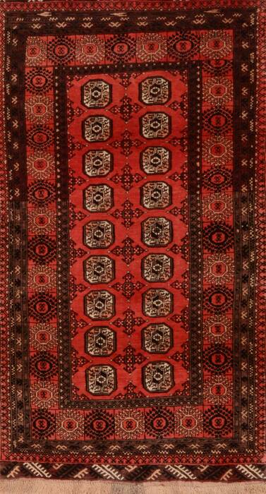Khan Mohammadi Red Hand Knotted 34 X 62  Area Rug 100-109293 Image 0