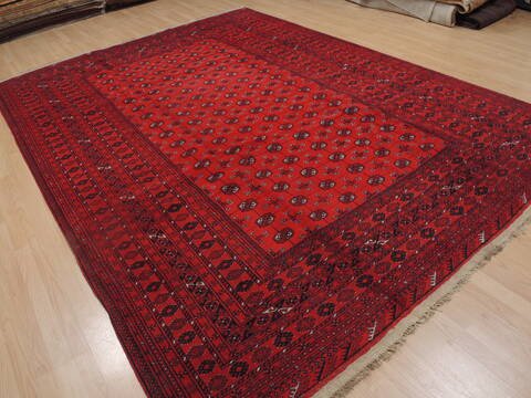 Khan Mohammadi Red Hand Knotted 74 X 117  Area Rug 100-109298 Image 3