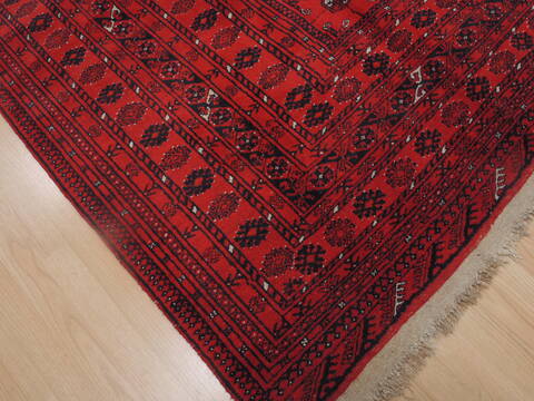 Khan Mohammadi Red Hand Knotted 74 X 117  Area Rug 100-109298 Image 7