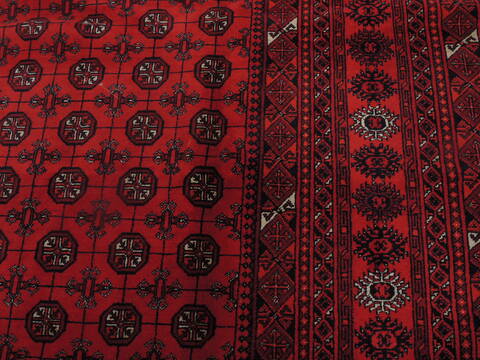 Khan Mohammadi Red Hand Knotted 85 X 115  Area Rug 100-109299 Image 11