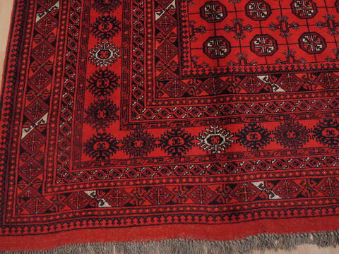 Khan Mohammadi Red Hand Knotted 85 X 115  Area Rug 100-109299 Image 13