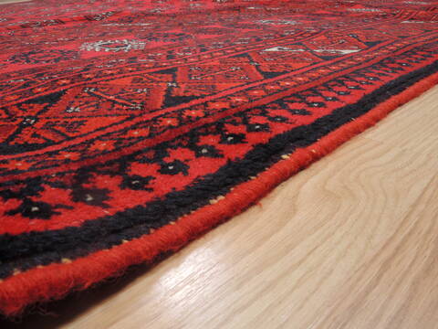 Khan Mohammadi Red Hand Knotted 85 X 115  Area Rug 100-109299 Image 14