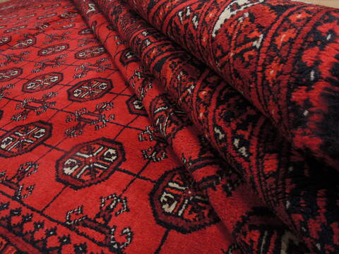 Khan Mohammadi Red Hand Knotted 85 X 115  Area Rug 100-109299 Image 17