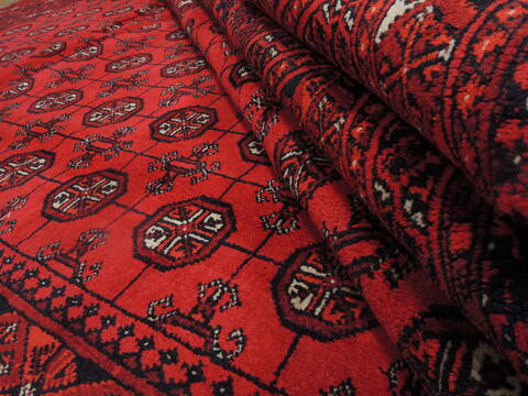 Khan Mohammadi Red Hand Knotted 85 X 115  Area Rug 100-109299 Image 18