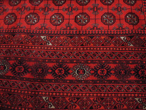 Khan Mohammadi Red Hand Knotted 85 X 115  Area Rug 100-109299 Image 8