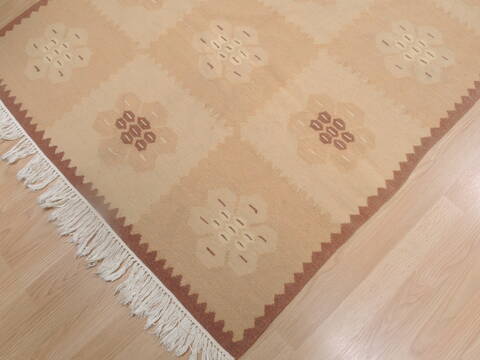 Kilim Beige Flat Woven 40 X 60  Area Rug 100-109305 Image 8