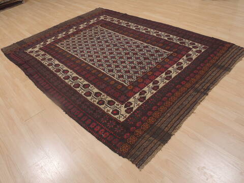 Kilim Red Flat Woven 60 X 80  Area Rug 100-109306 Image 3