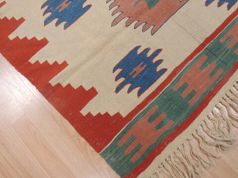 Kilim Beige Flat Woven 39 X 57  Area Rug 100-109308 Image 7